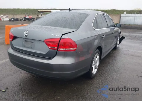 2013 Volkswagen Passat 2.0L Tdi Se from USA, damaged, VIN 1VWBN7A3XDC131014